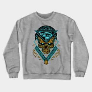 Skull For One Eye Crewneck Sweatshirt